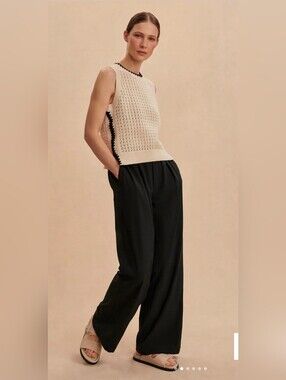 Varley Kayson Wide Leg Pant 29.5" Size Large NWOT